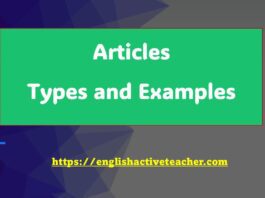 Articles Types and Examples