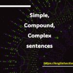 Simple Compound Complex sentences