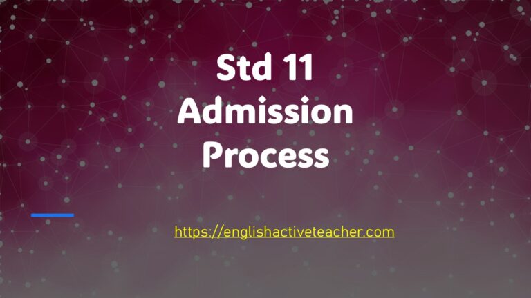 Std 11 Admission Process