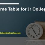 Time Table for Jr College