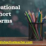 Educational Short forms