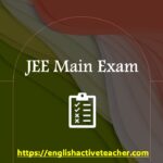 JEE Main Exam