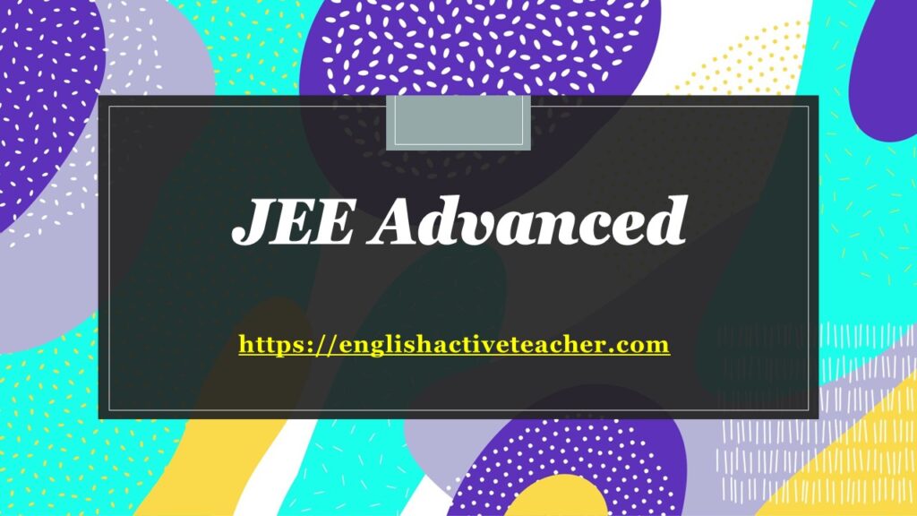 JEE Advanced